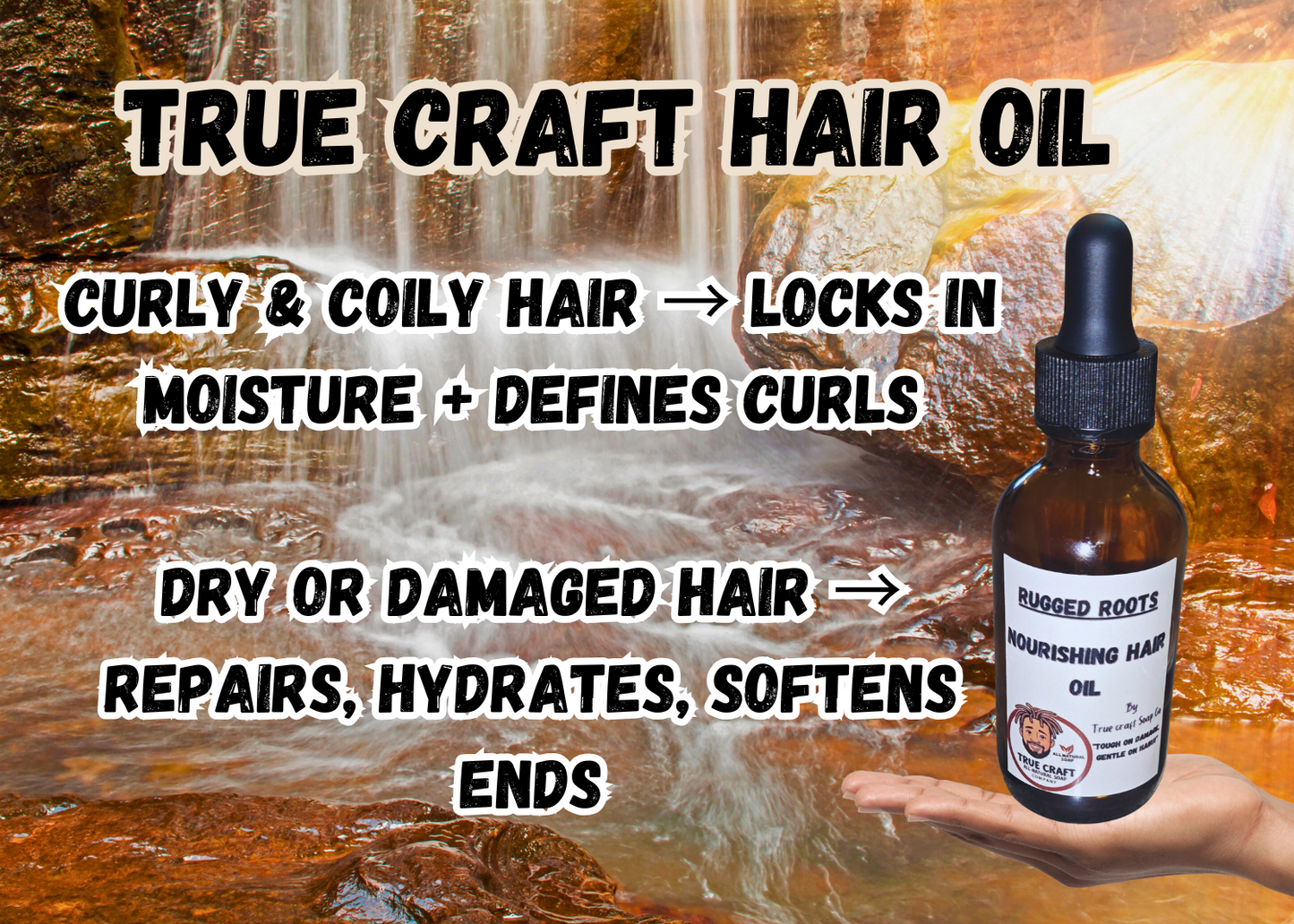 Nourishing Hair Oil - Rugged Roots "Tea Tree"